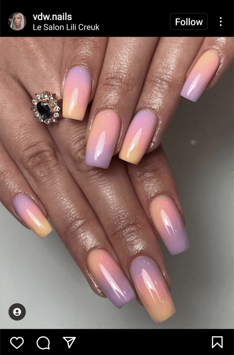 Ombre Three Colors