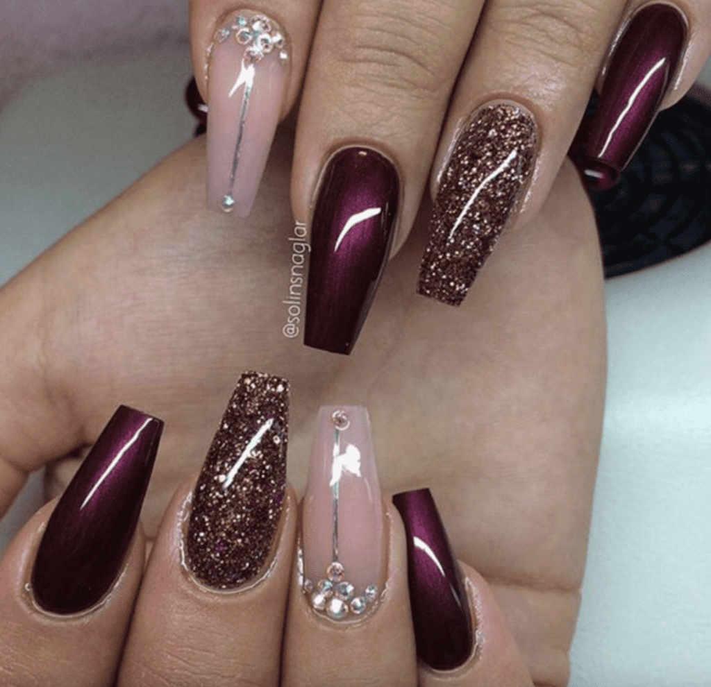 Burgundy Nails Inspiration and Ideas Nail Aesthetic