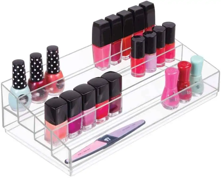 Minimalist Plastic Nail Polish Stand