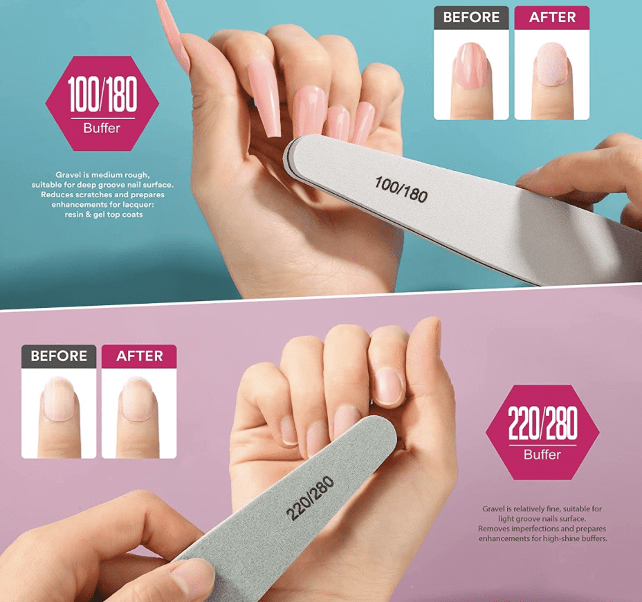 Teenitor Gel Nail File Set