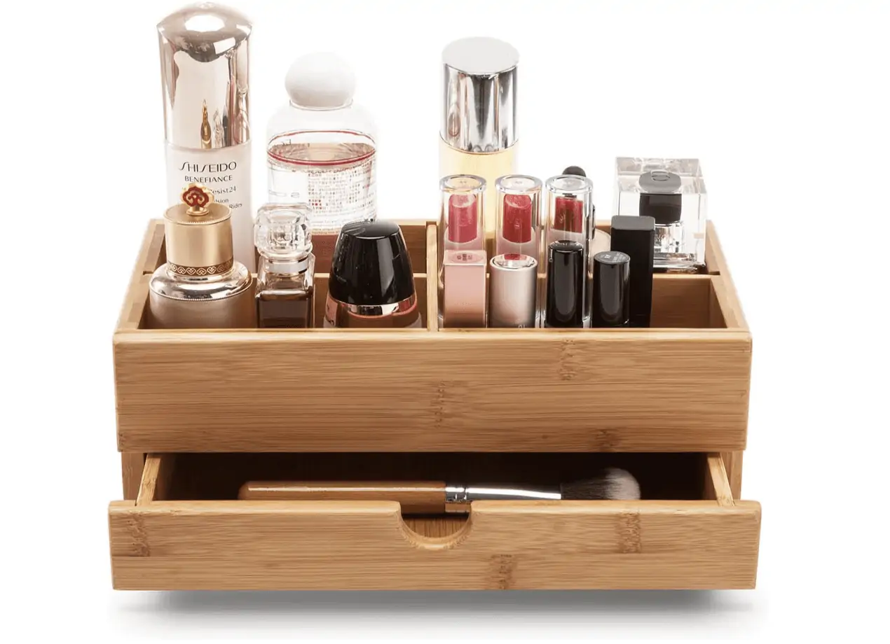 GOBAM Bamboo Cosmetic Display Box