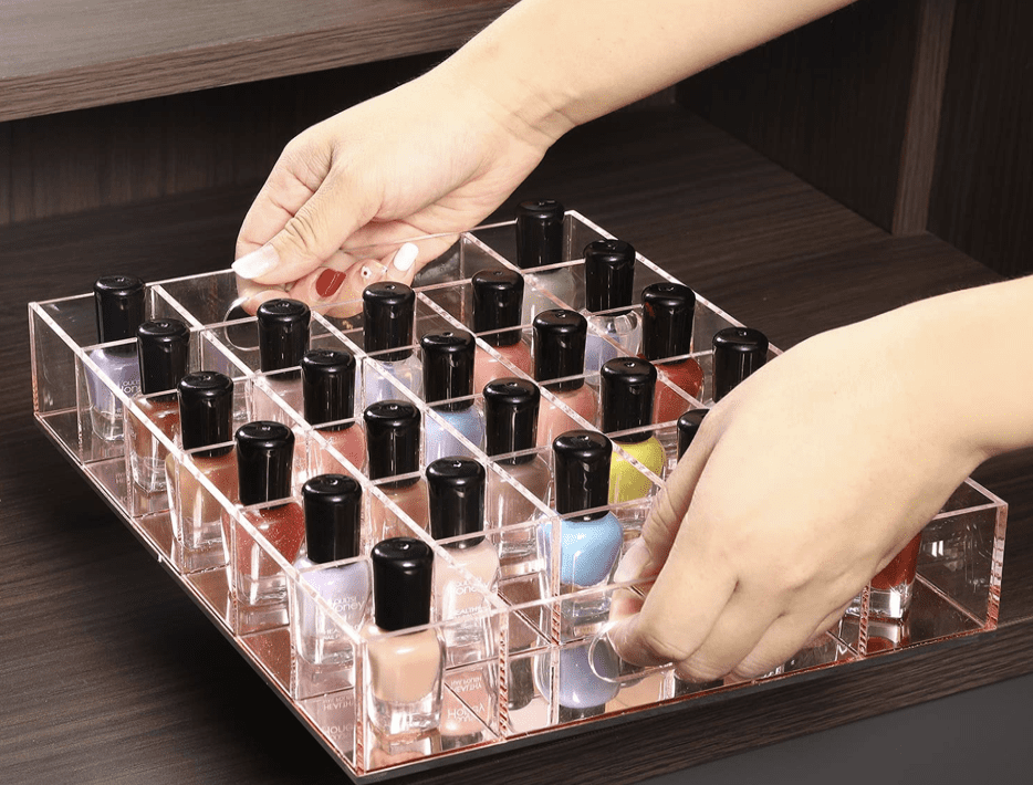 MyGift 26-Slot Acrylic Drawer Storage Tray