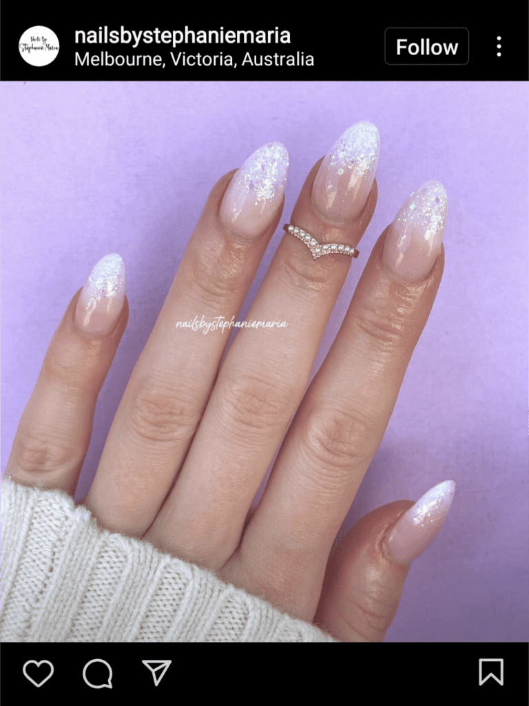 Natural Glitter Ombre