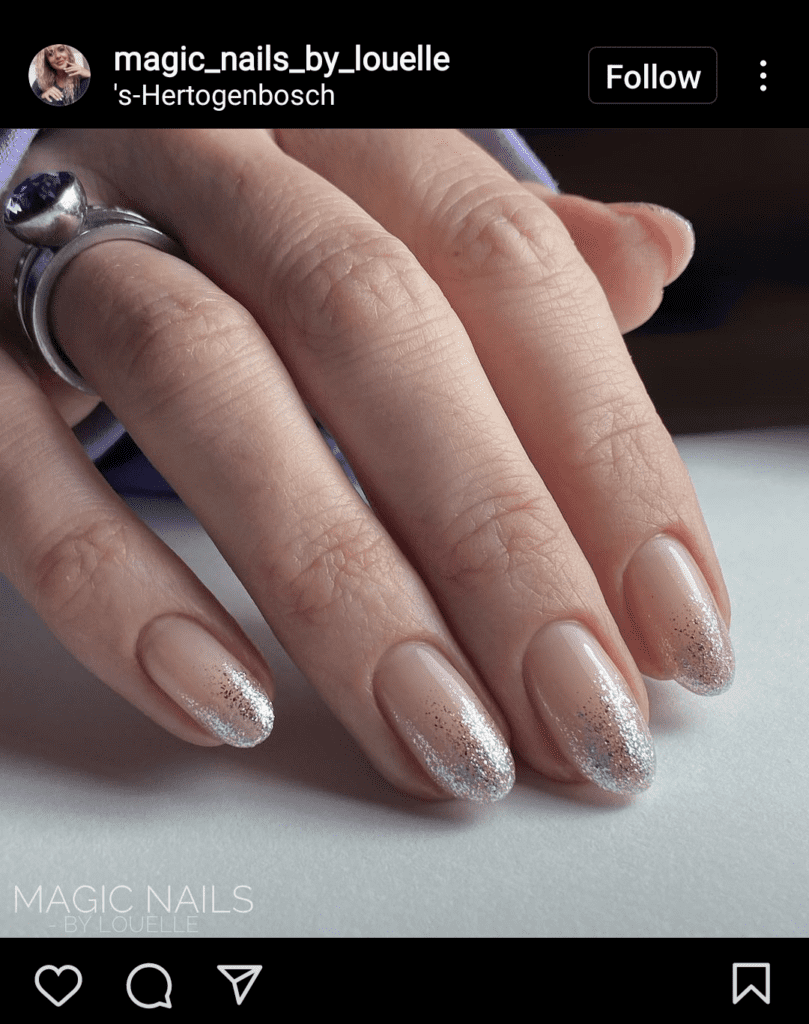 Glitter Ombre Nails Inspiration and Ideas - Nail Aesthetic