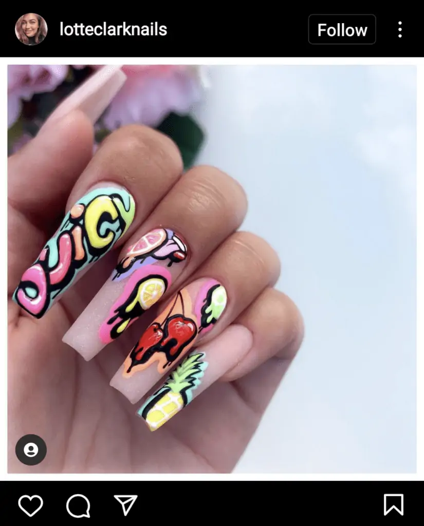 Graffiti Nails