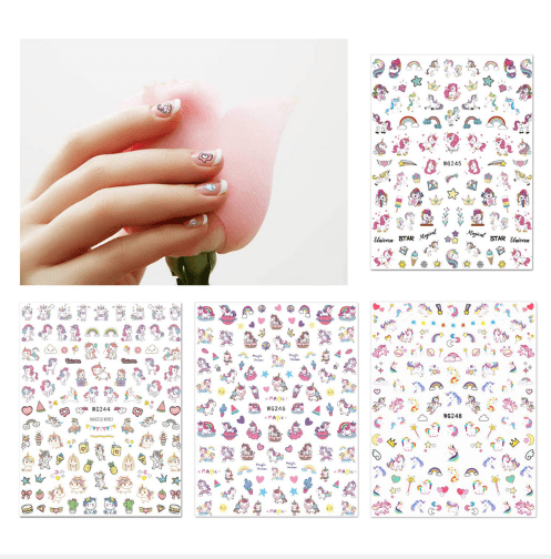 Unicorn Nail Art Tools_Nail Stickers