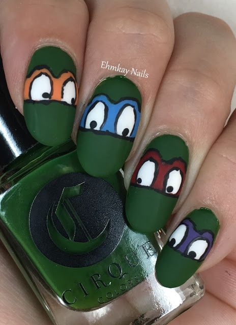 Ninja Turtle Nails