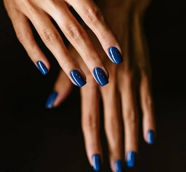 Regal Blue Acrylic Nails