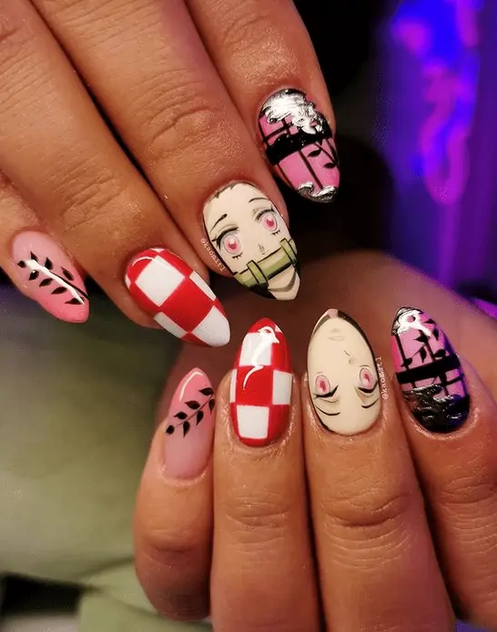 35 Anime Nail Art Ideas That Look Like They Were Pulled Off Your TV Screen  — See Photos | Allure