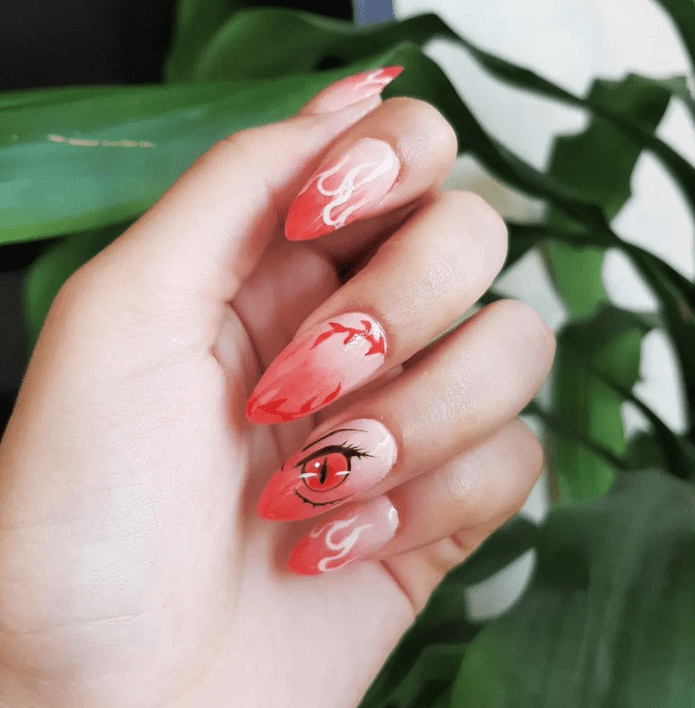 Megan Thee Stallion shares her Demon Slayer Kimetsu no Yaiba nails  The  Fanboy SEO